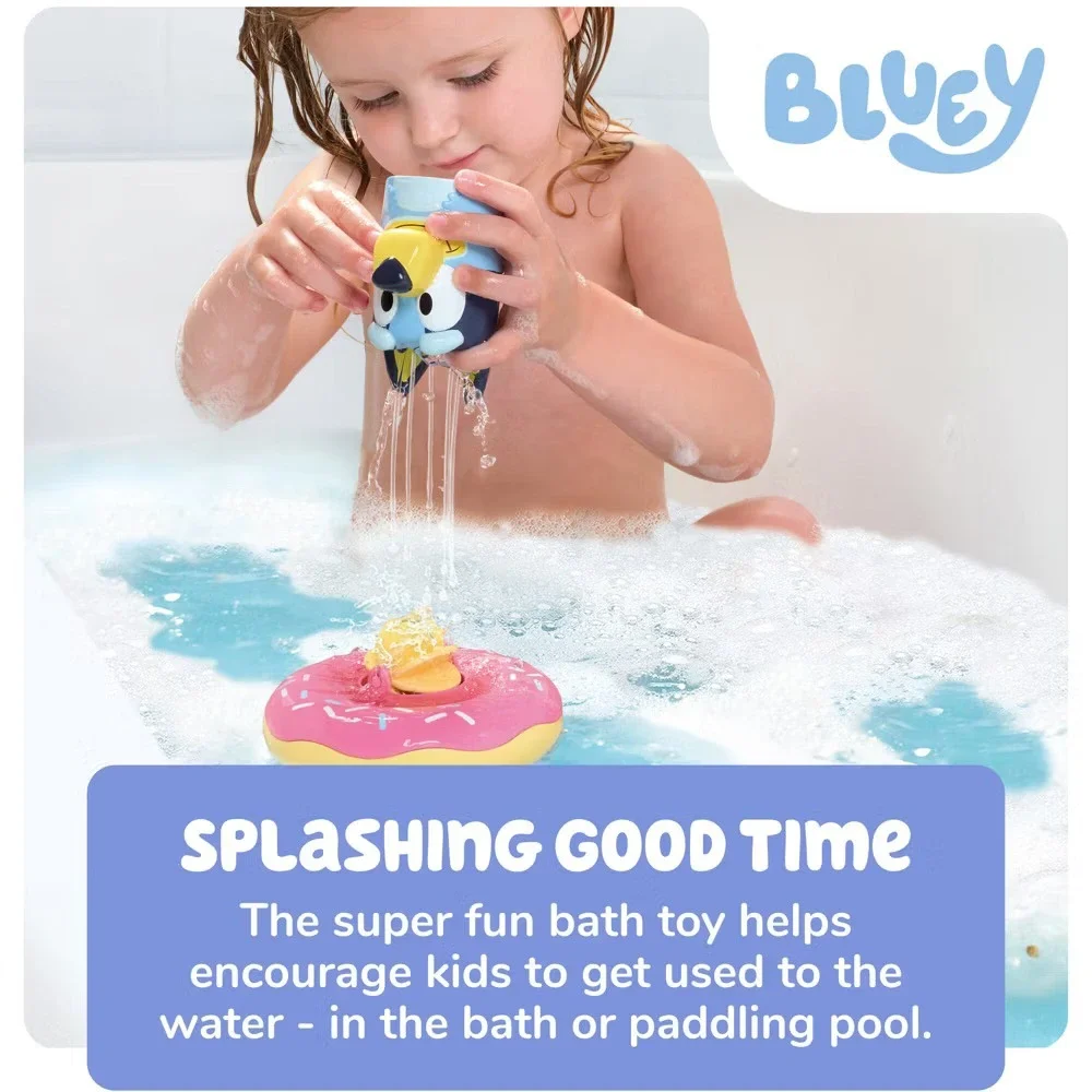 Lot of 2 Bluey‎ Bath Toys - Splash & Float Bluey & Bluey Bath Foam Puzzles NEW